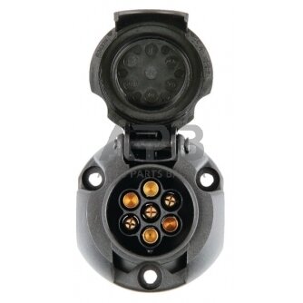 Priekabos rozetė 7 kontaktų ERICH JAEGER 101280JAE 1 Priekabos rozetė 7 kontaktų ERICH JAEGER 101280JAE 1