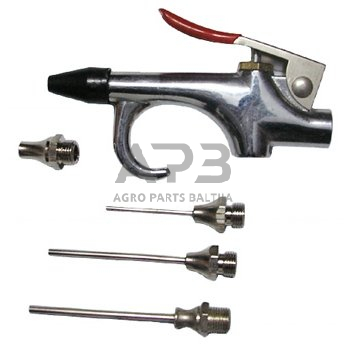 Prapūtimo pistoletas ir antgalių rinkinys (5vnt.) Prapūtimo pistoletas ir antgalių rinkinys (5vnt.)