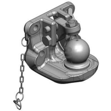 Priekabos prikabinimas su rutuliu Scharmüller 00670040A02 Priekabos prikabinimas su rutuliu Scharmüller 00670040A02