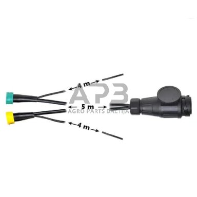 Priekabos rozetė su laidu 5m VDX009