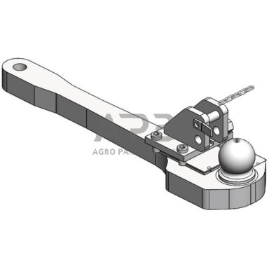 Priekabos sukabinimas su plokšte 80mm Scharmüller 009603130A11