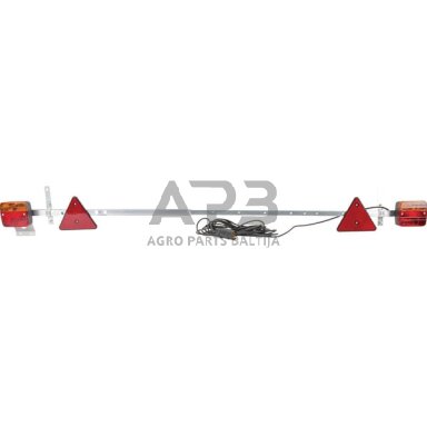 Priekabos žibintų komplektas 12V, 1000,00 mm – 1600,00 mm, 7.5 metro  kabelis, 7 kontaktų gopart LA65001