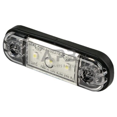 Priekabos žymeklio LED lemputė 12/24V, 84x24mm, Waś 1400300710