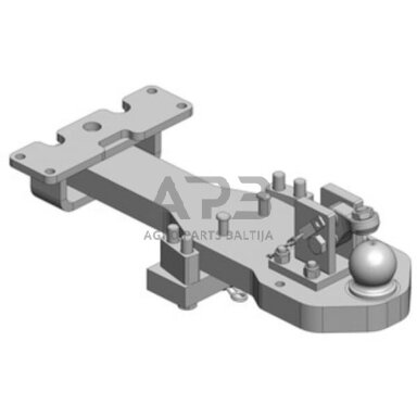 Prikabinimo įtaiso laikanti plokštė K80 Scharmüller 009605941SET1A02