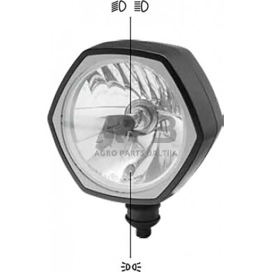 Priekinis žibintas Halogenas 12V, 177x120x166mm, Cobo 1084939 2 Priekinis žibintas Halogenas 12V, 177x120x166mm, Cobo 1084939 2