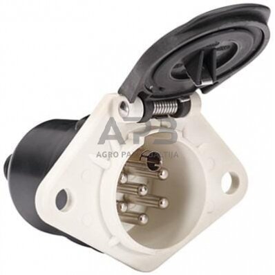 Priekabos rozetė 7 kontaktų Hella 8JB008085011 5 Priekabos rozetė 7 kontaktų Hella 8JB008085011 5