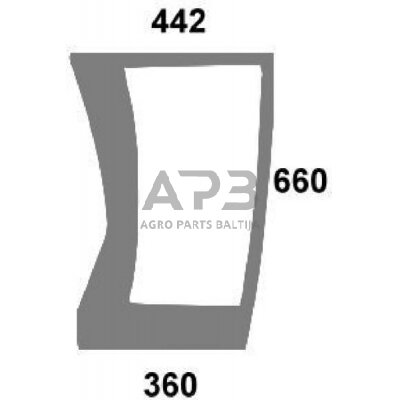 Priekinis kabinos stiklas apatinis 4429884N Priekinis kabinos stiklas apatinis 4429884N