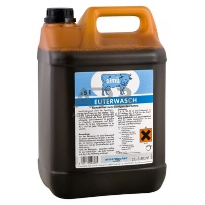 Preparatas tešmenims plauti „Euterwash“ 5l 1580076500 Preparatas tešmenims plauti „Euterwash“ 5l 1580076500