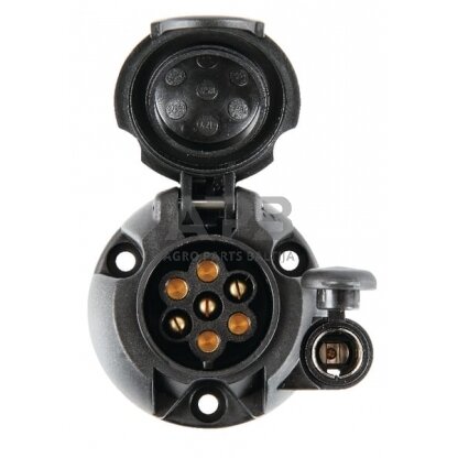 Priekabos rozetė 7 + 1 kontaktų ERICH JAEGER 101195JAE 1 Priekabos rozetė 7 + 1 kontaktų ERICH JAEGER 101195JAE 1