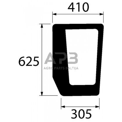 Priekinis kabinos stiklas apatinis 5089554N Priekinis kabinos stiklas apatinis 5089554N