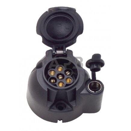 Priekabos rozetė 7 + 1 kontaktų ERICH JAEGER 101240JAE Priekabos rozetė 7 + 1 kontaktų ERICH JAEGER 101240JAE