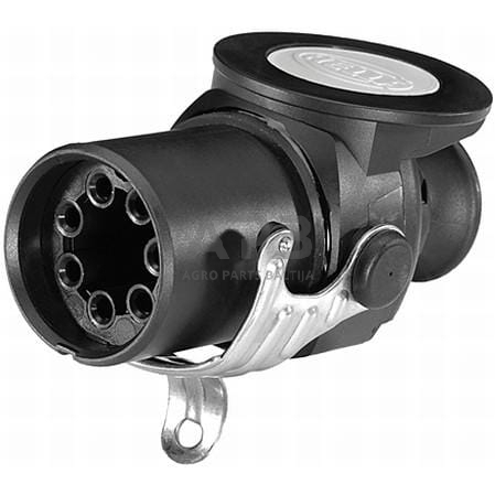 Priekabos kištukas 7 kontaktų Hella 8JA007644041 4 Priekabos kištukas 7 kontaktų Hella 8JA007644041 4