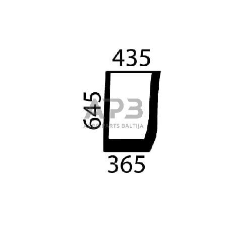 Priekinis kabinos stiklas apatinis CNH 87304259 Priekinis kabinos stiklas apatinis CNH 87304259