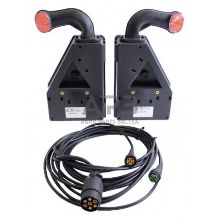 Priekabos žibintų komplektas su laidu 5 metrų Aspöck 827029007 2 Priekabos žibintų komplektas su laidu 5 metrų Aspöck 827029007 2