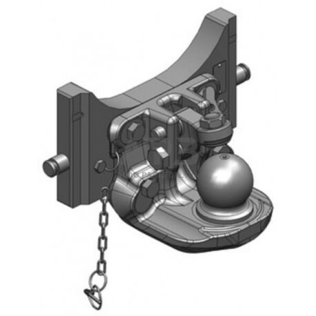 Priekabos prikabinimas su rutuliu K80 Scharmüller 03633044A02 1