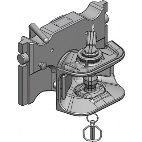 Priekabos prikabinimas rankinis 320mm Scharmüller 03320506A02 1