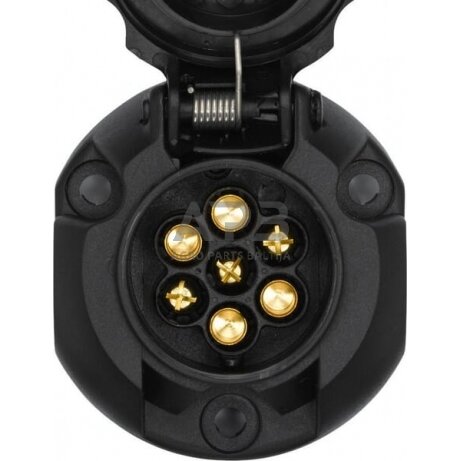 Priekabos rozetė 7 kontaktų Hella K18, 8JB001943001 4 Priekabos rozetė 7 kontaktų Hella K18, 8JB001943001 4