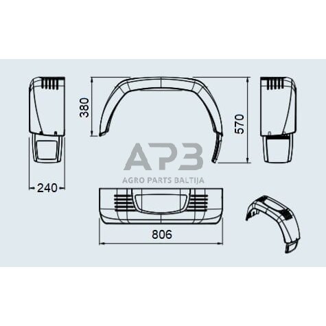 Priekabos purvasaugis AL-KO 1259584 1 Priekabos purvasaugis AL-KO 1259584 1
