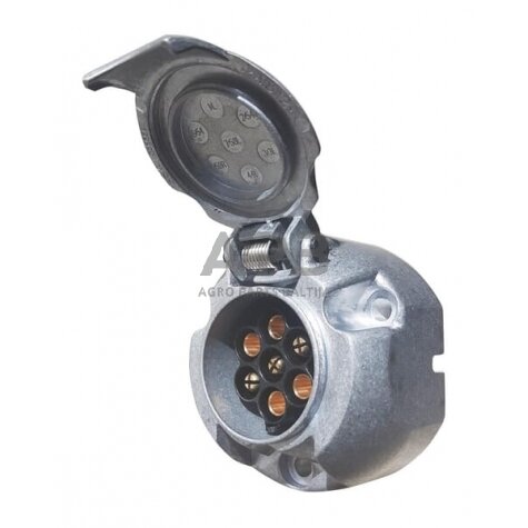 Priekabos rozetė 7 kontaktų ERICH JAEGER 101285JAE 1 Priekabos rozetė 7 kontaktų ERICH JAEGER 101285JAE 1