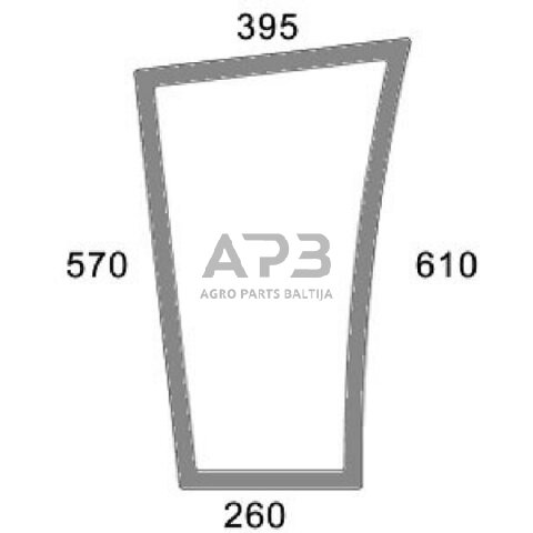 Priekinis kabinos stiklas apatinis 716810040070N Priekinis kabinos stiklas apatinis 716810040070N