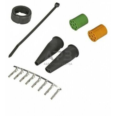 Priekabos kištukų komplektas 8 kontaktų Aspöck 150821524 Priekabos kištukų komplektas 8 kontaktų Aspöck 150821524