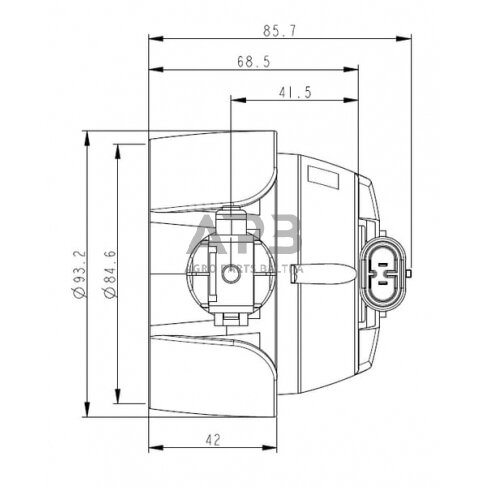 Priekinis žibintas Cobo 1013907 1 Priekinis žibintas Cobo 1013907 1