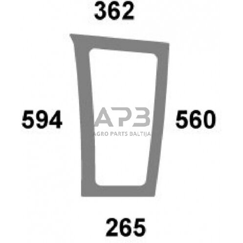 Priekinis kabinos stiklas apatinis 916811040061N Priekinis kabinos stiklas apatinis 916811040061N