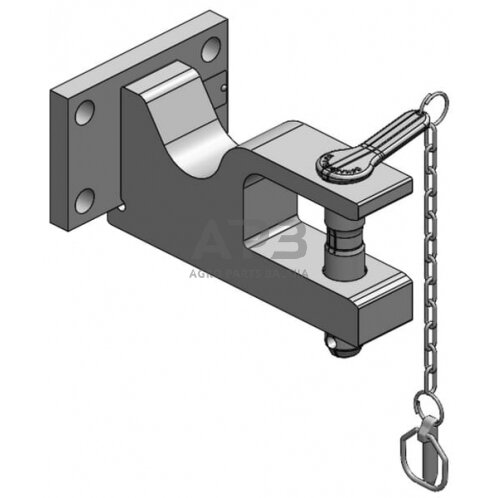 Priekabos prikabinimas rankinis Scharmüller 05141701A02 Priekabos prikabinimas rankinis Scharmüller 05141701A02