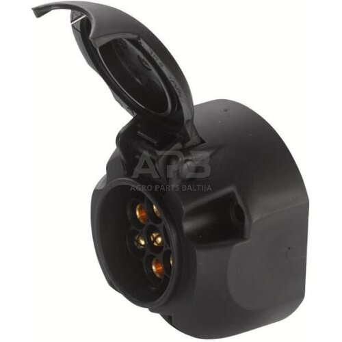 Priekabos rozetė 7 kontaktų Hella K18, 8JB001943001 Priekabos rozetė 7 kontaktų Hella K18, 8JB001943001