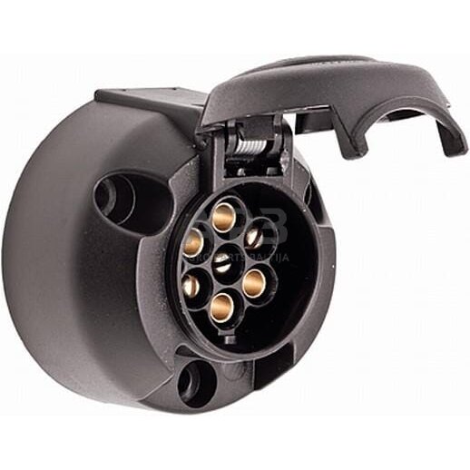 Priekabos rozetė 7 kontaktų Hella 8JB006462001 5 Priekabos rozetė 7 kontaktų Hella 8JB006462001 5