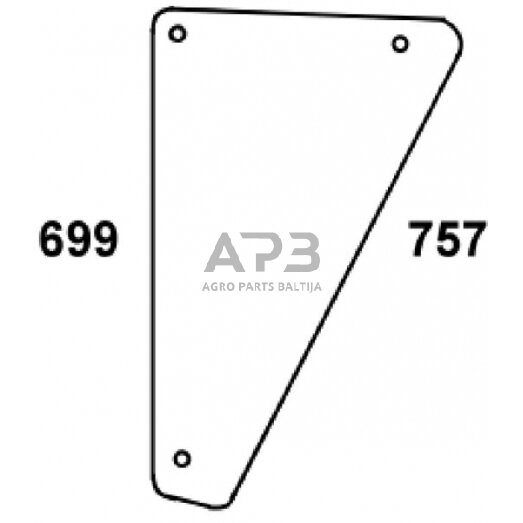 Priekinis kabinos stiklas apatinis 04314324N Priekinis kabinos stiklas apatinis 04314324N