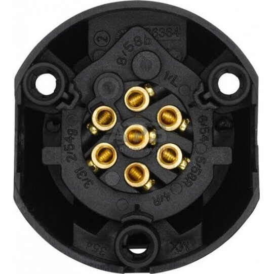 Priekabos rozetė 7 kontaktų Hella K18, 8JB001943001 3 Priekabos rozetė 7 kontaktų Hella K18, 8JB001943001 3