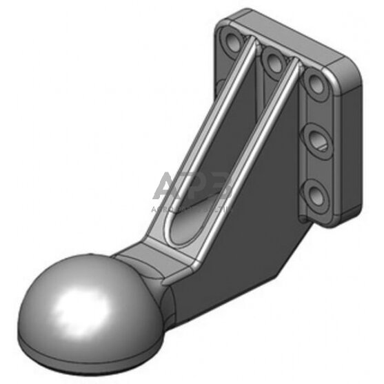 Priekabos sukabinimo kilpa su flanšu K80 Scharmüller 00652961A02 1 Priekabos sukabinimo kilpa su flanšu K80 Scharmüller 00652961A02 1