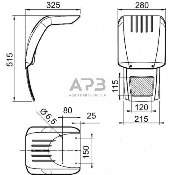 Priekabos purvasaugis AL-KO 1258898 1 Priekabos purvasaugis AL-KO 1258898 1