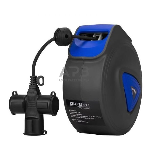 Prailgintuvas su automatine rite 10m 3Gx1.5mm 250V 4 Prailgintuvas su automatine rite 10m 3Gx1.5mm 250V 4