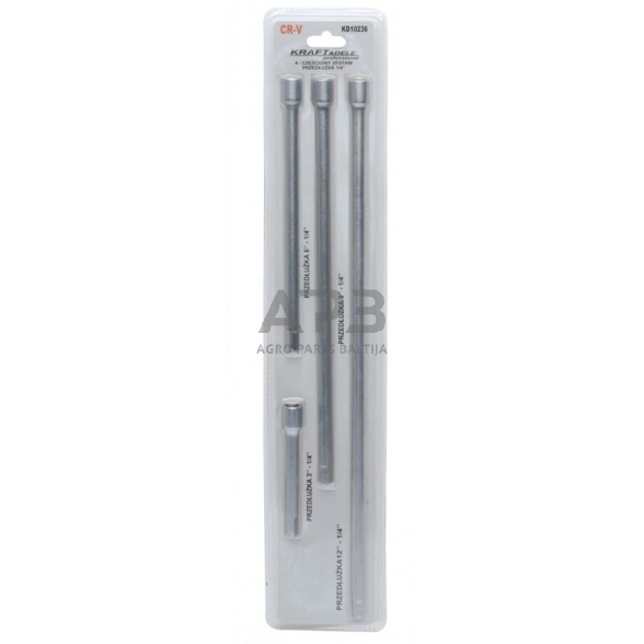 Prailgintojų 1/4" rinkinys (4vnt)
