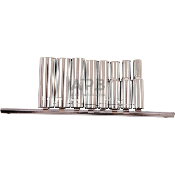Prailgintų galvučių rinkinys 1/4" 9vnt. 1 Prailgintų galvučių rinkinys 1/4" 9vnt. 1