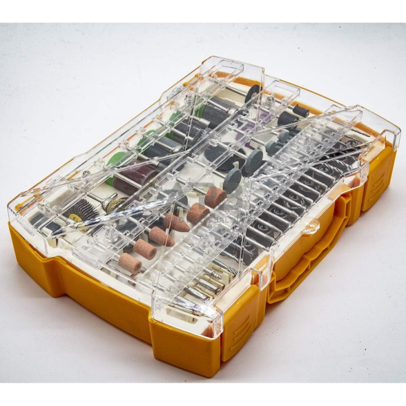 Priedų rinkinys 302vnt. universaliam mini šlifuokliui lanksčiu velenu 4 Priedų rinkinys 302vnt. universaliam mini šlifuokliui lanksčiu velenu 4