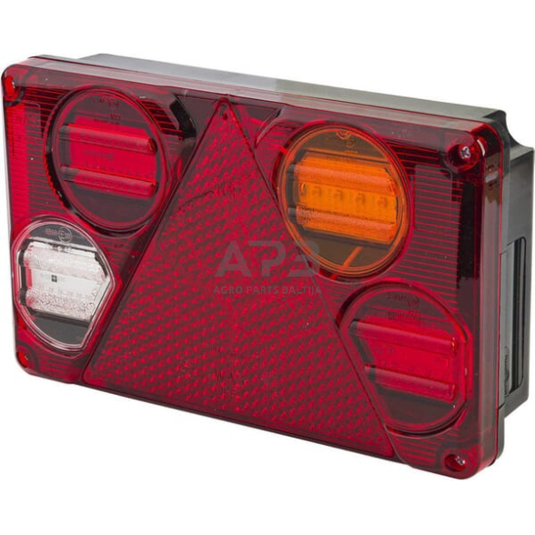Priekabos galinis LED žibintas RH, 12/24V, 232x142mm, Waś 1400300392 Priekabos galinis LED žibintas RH, 12/24V, 232x142mm, Waś 1400300392