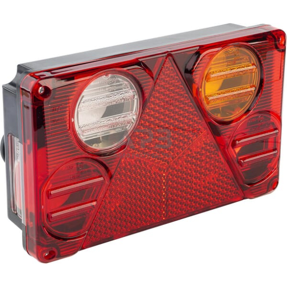 Priekabos galinis žibintas RH, 12/24V, 232x142mm, Waś 1400300388 Priekabos galinis žibintas RH, 12/24V, 232x142mm, Waś 1400300388