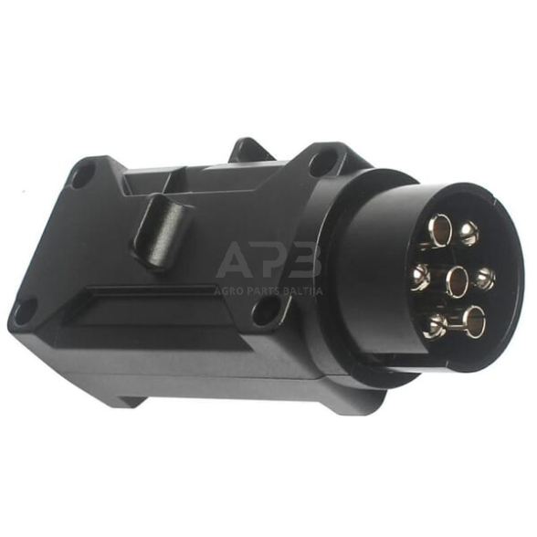 Priekabos kištukas 7 kontakų 12V, 24V, LA600772P Priekabos kištukas 7 kontakų 12V, 24V, LA600772P