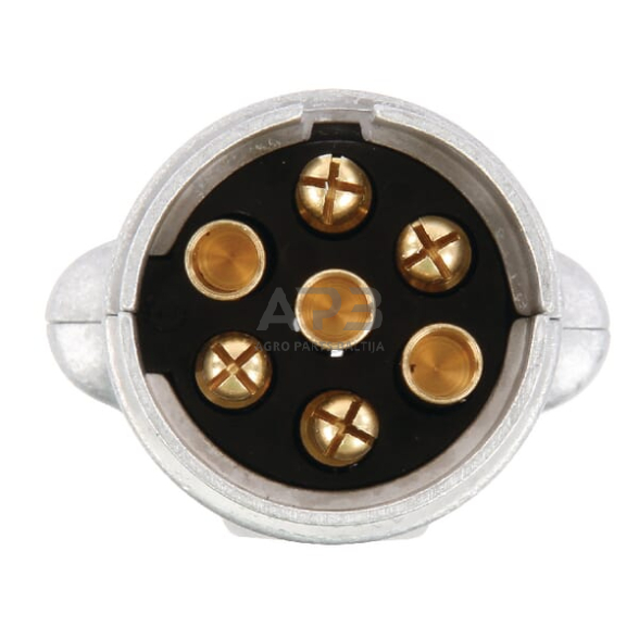 Priekabos kištukas 7 kontaktų ERICH JAEGER 6-24V 201005JAE 1