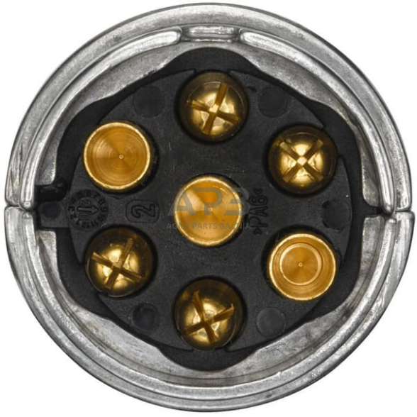 Priekabos kištukas 7 kontaktų Hella 8JA001918002 3 Priekabos kištukas 7 kontaktų Hella 8JA001918002 3