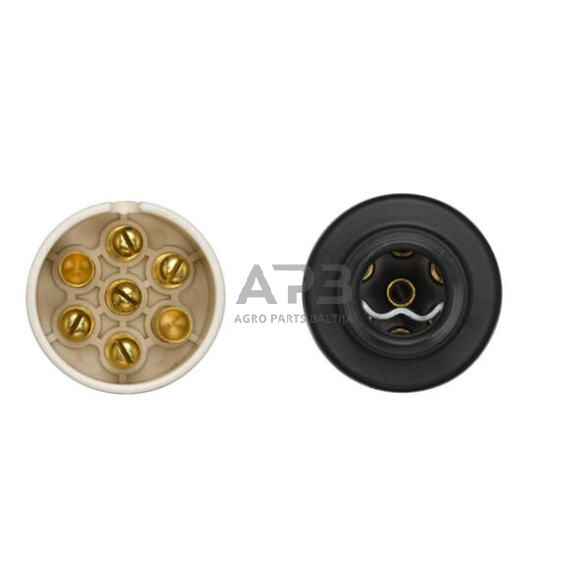 Priekabos kištukas 7 kontaktų Hella 8JA001930031 3 Priekabos kištukas 7 kontaktų Hella 8JA001930031 3