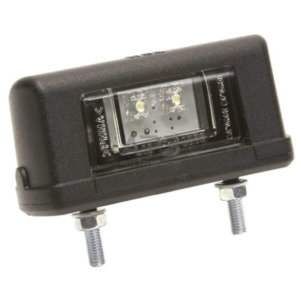 Priekabos numerio apšvietimo LED žibintas 12/24V, 82x31x39mm, Waś 1400300450 Priekabos numerio apšvietimo LED žibintas 12/24V, 82x31x39mm, Waś 1400300450