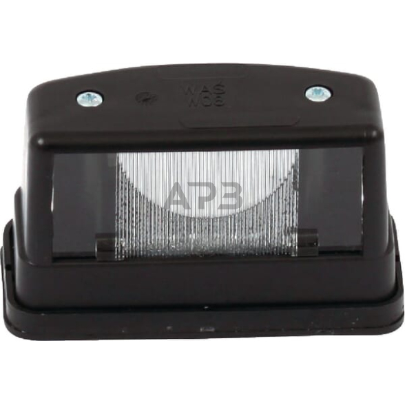 Priekabos numerio apšvietimo žibintas 12/24V, 55x61x109mm, Waś 1400697100 2 Priekabos numerio apšvietimo žibintas 12/24V, 55x61x109mm, Waś 1400697100 2