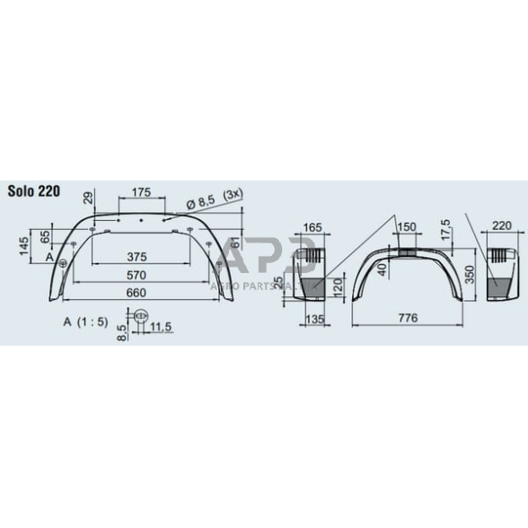 Priekabos purvasaugis AL-KO EA 1259577 2 Priekabos purvasaugis AL-KO EA 1259577 2