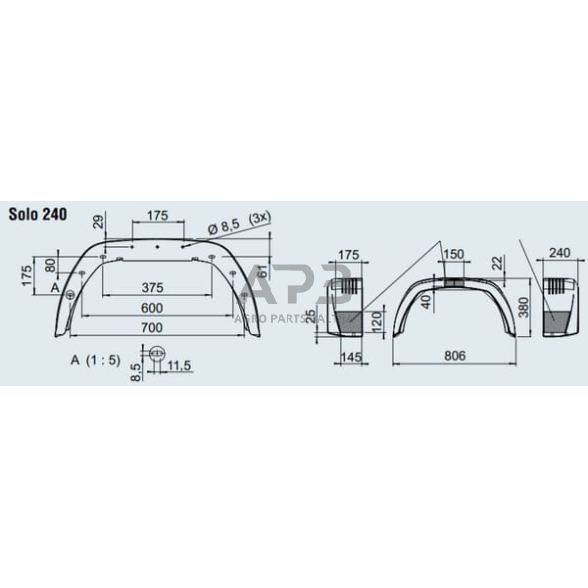 Priekabos purvasaugis AL-KO EA 1259578 2 Priekabos purvasaugis AL-KO EA 1259578 2