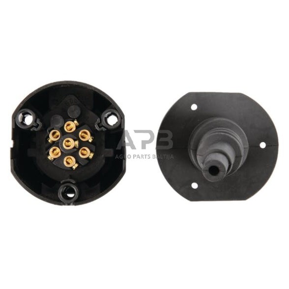 Priekabos rozetė 7 kontaktų atspari vandeniui ERICH JAEGER 101298JAE 2 Priekabos rozetė 7 kontaktų atspari vandeniui ERICH JAEGER 101298JAE 2