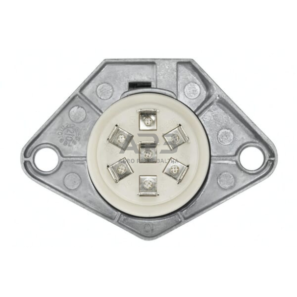 Priekabos rozetė 7 kontaktų Hella 8JB003834031 3 Priekabos rozetė 7 kontaktų Hella 8JB003834031 3